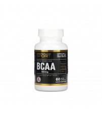 БЦАА California Gold Nutrition BCAA AjiPure Branched Chain Amino Acids 500mg 60caps
